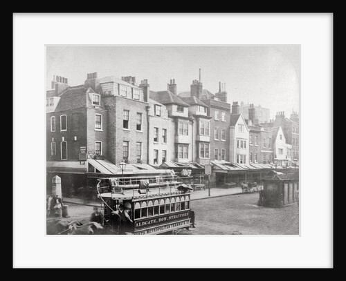 Buildings in Butcher Row, Aldgate High Street, City of London by Anonymous
