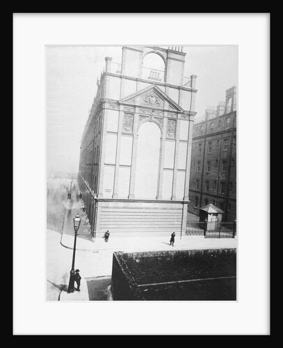 Exterior view of newly erected artizan dwellings in Artizan Street, City of London by Henry Dixon