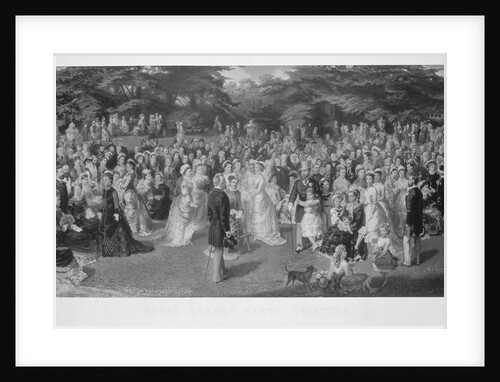 Royal garden party at Chiswick House, Hounslow, London by Anonymous