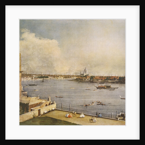 The Thames and the City of London from Richmond House, Whitehall, Westminster by Giovanni Antonio Canaletto