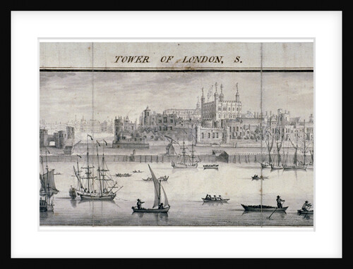 Tower of London, Stepney, London by Samuel Buck