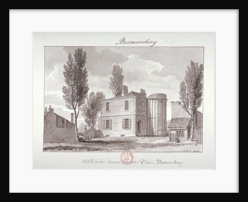 Old Printers House, Printers Place, Bermondsey, London by John Chessell Buckler