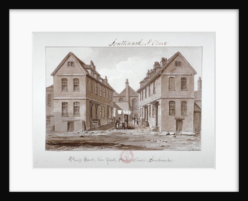 Pump Court, Vine Yard, Saint Olave's, Southwark, London by John Chessell Buckler