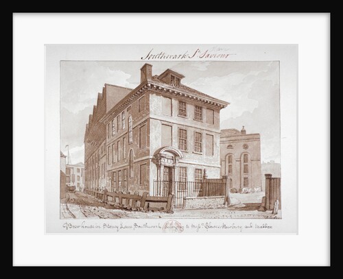 View of a brew house on Stoney Lane, Bermondsey, Southwark, London by John Chessell Buckler