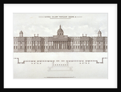 National Gallery, Trafalgar Square, Westminster, London by Anonymous