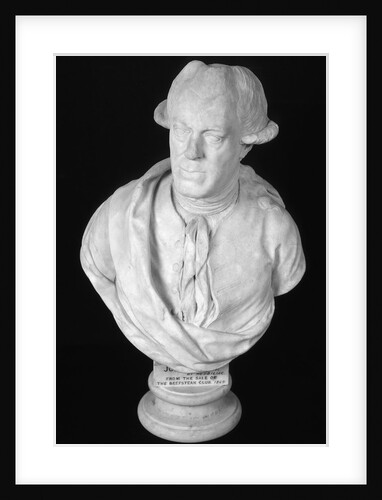 Bust of John Wilkes, 18th century English journalist and politician by Louis Francois Roubiliac