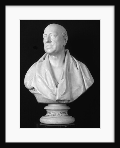Bust of George Saunders, British architect by Francis Legatt Chantrey
