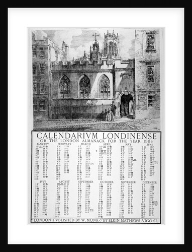 Clifford's Inn, London by William Monk