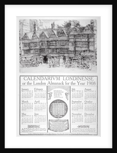 Staple Inn, London by William Monk