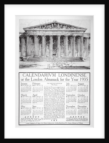 British Museum, Holborn, London by William Monk