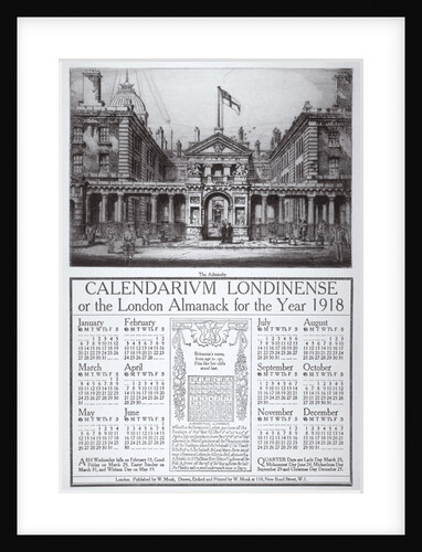 Admiralty, Westminster, London by William Monk