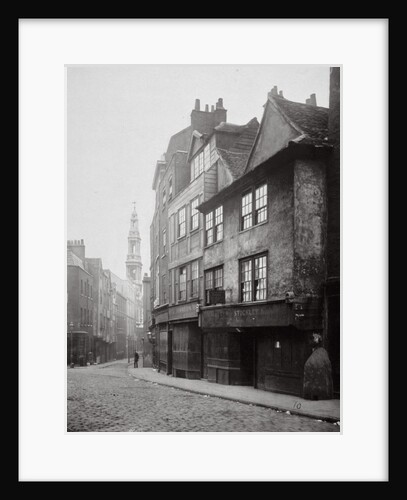 View of houses in Drury Lane, Westminster, London by Society for Photographing the Relics of Old London