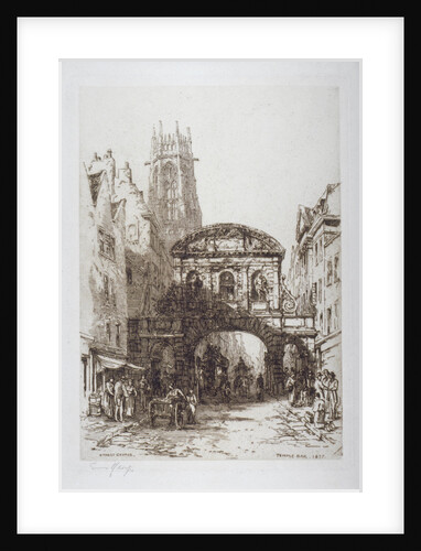 Temple Bar, London by Ernest George