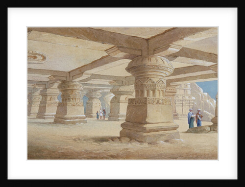 Rock Cut Temple, Ellora by Edward Arthur Heffer