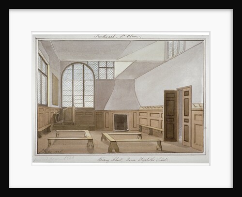 Interior view of St Olave's School on Tooley Street, Bermondsey, London by G Yates