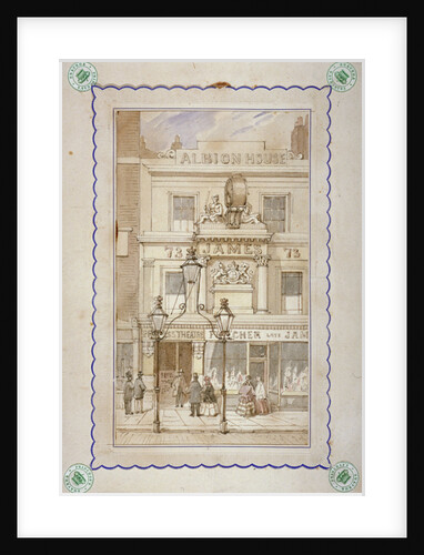 Albion House and the entrance to the Princess's Theatre, Oxford Street, Westminster, London by James Findlay