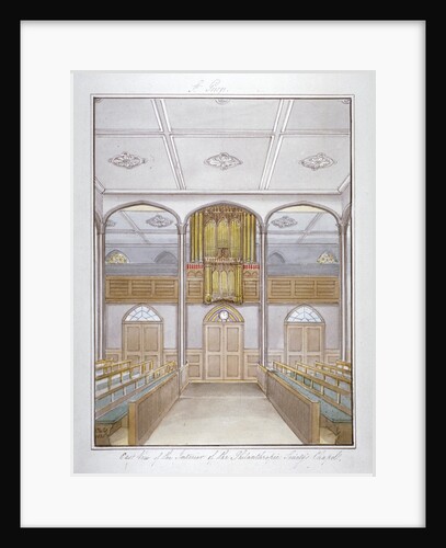 The chapel in the Philanthropic Society Institution on London Road, Southwark, London by G Yates
