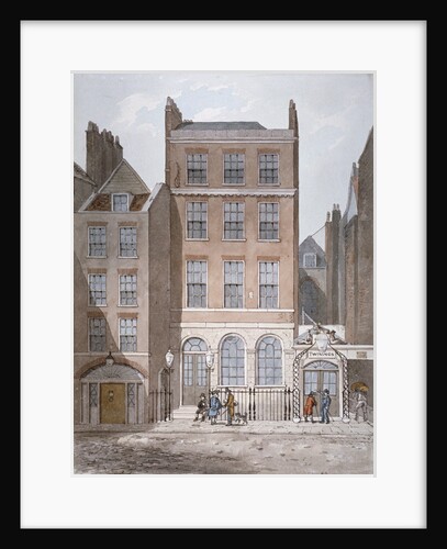 Snow's Banking House and Twining's tea merchants, Strand, Westminster, London by George Shepherd