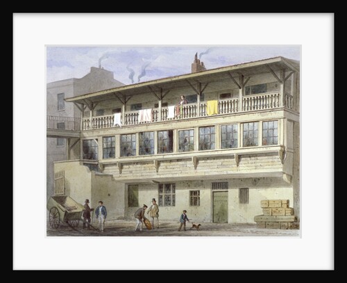 The White Bear Inn on Piccadilly, Westminster, London by Thomas Hosmer Shepherd