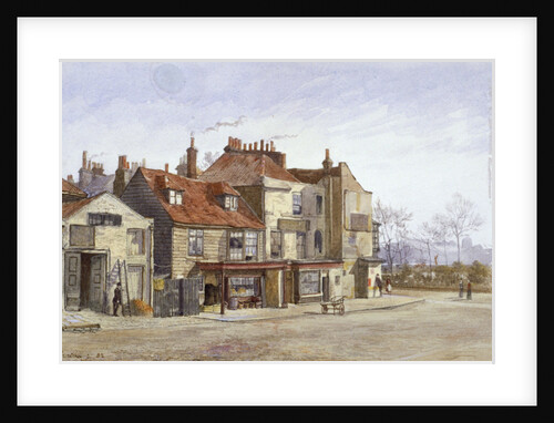 View of Lawrence Street, Chelsea, London by John Crowther
