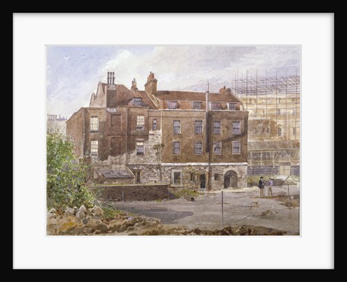 East front of the Almonry office, Middle Scotland Yard, Westminster, London by John Crowther