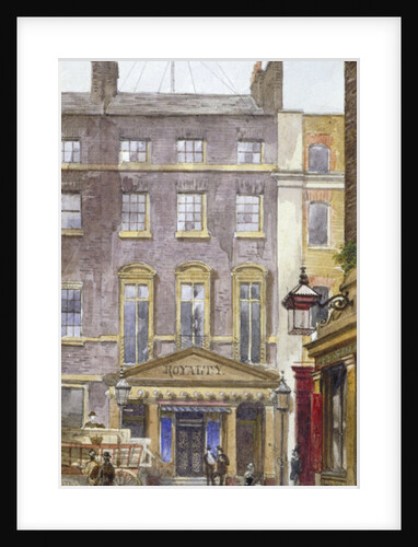 View of the New Royalty Theatre, Dean Street, Westminster, London by John Crowther