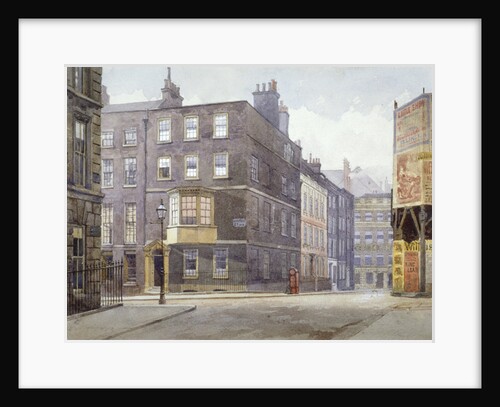 View of the junction of Howard Street and Norfolk Street, London by John Crowther
