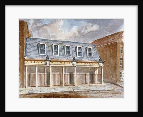 View of the Olympic Theatre, Wych Street, Westminster, London by Anonymous