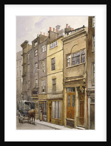 View of the parish clerk's hall, Silver Street, London by John Crowther