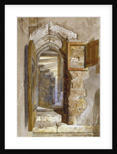 Interior view of the Salt Tower within the Tower of London by John Crowther