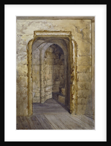 Interior of the Bloody Tower in the Tower of London by John Crowther