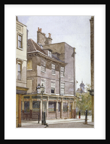 View of the Crooked Billet Inn, King Street, Stepney, London by John Crowther