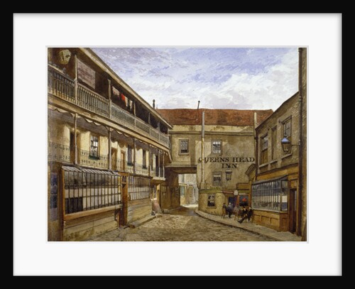 The Queen's Head Inn, Borough High Street, Southwark, London by John Crowther
