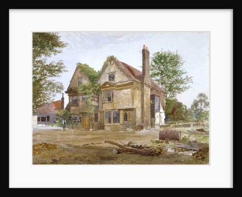 Front view of Basing Manor House, Peckham High Street, Camberwell, London by John Crowther