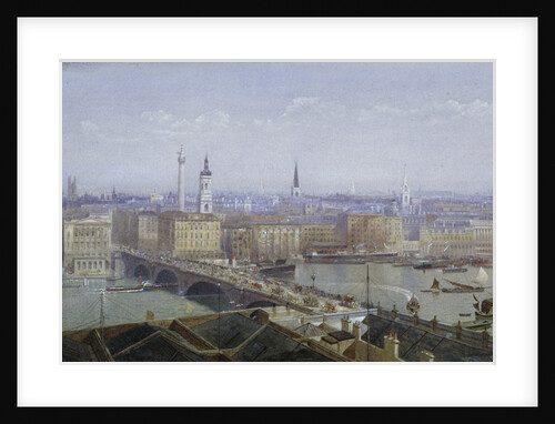 London Bridge and the City of London by John Crowther