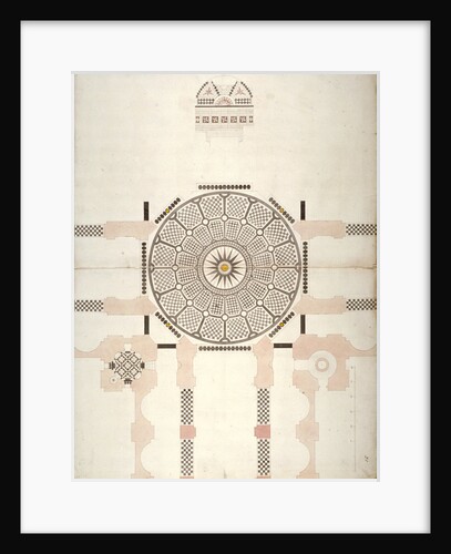 Pavement under the cupola of St Paul's Cathedral, London by Anonymous