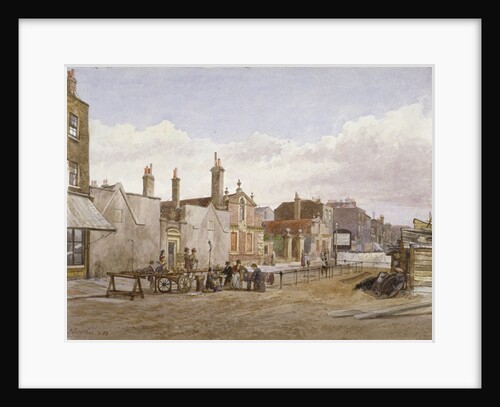 Skinners' Almshouses and Trinity Almshouses, Mile End Road, Stepney, London by John Crowther