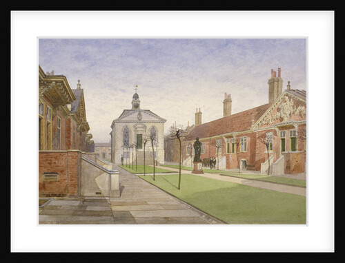 Trinity Almshouses and Trinity Chapel, Mile End Road, Stepney, London by John Crowther