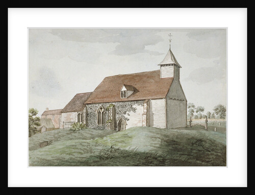 North-west view of Holy Cross church, Greenford, Middlesex by Anonymous