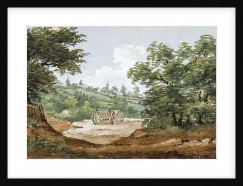 View from the excavations of Highgate Tunnel, London by George Arnald