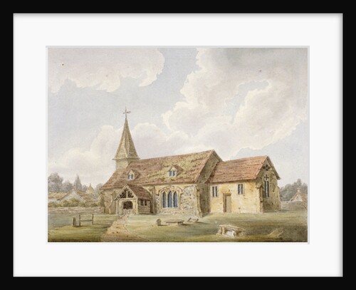 South-west view of Holy Cross Church, Greenford, Middlesex by Anonymous