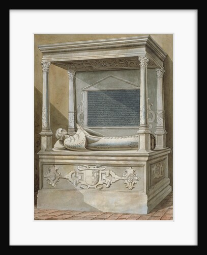 Monument to Sibel Penn on the north side of the chancel at St Mary, Hampton, Middlesex by Anonymous