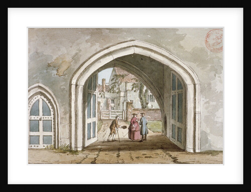 Entrance to Croydon Palace, Croydon, Surrey by Anonymous