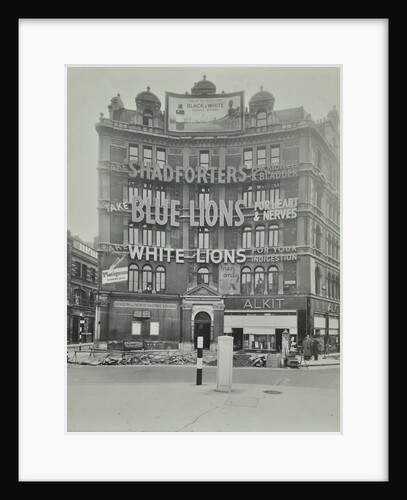 Advertisements at Cambridge Circus, Westminster, London, 1945 by Unknown