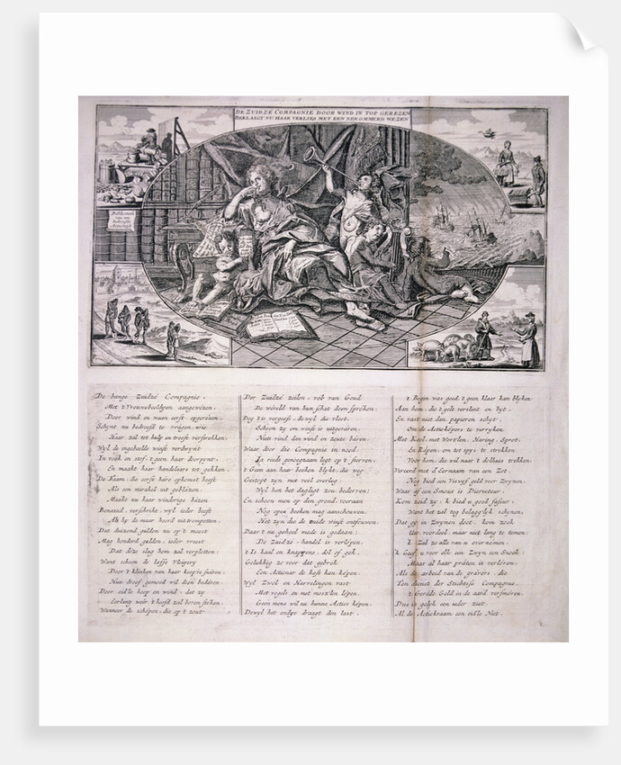 Dutch satire on the South Sea Bubble by Anonymous