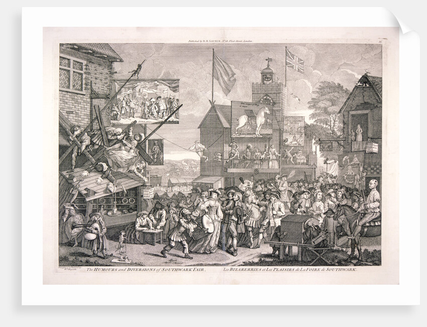 The humours and diversions of Southwark Fair, London by Anonymous