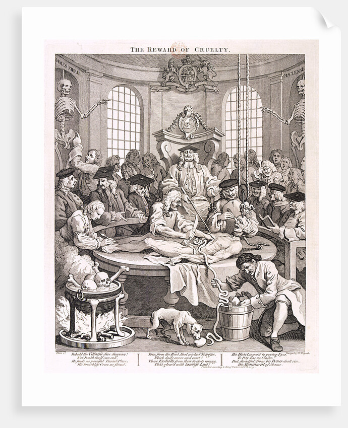 The Reward of Cruelty, plate IV from The Four Stages of Cruelty by Anonymous