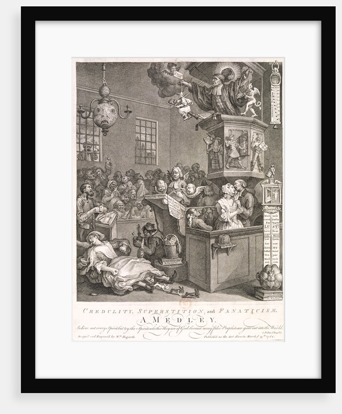 Credulity, Superstition and Fanaticism. A medley by William Hogarth