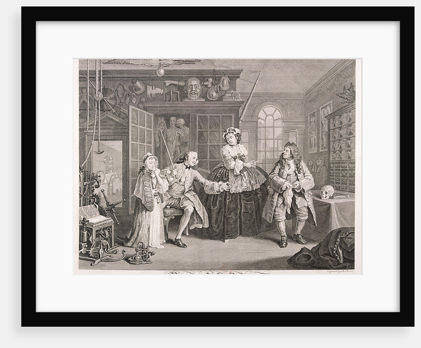 Marriage a la Mode; plate III by Bernard Baron