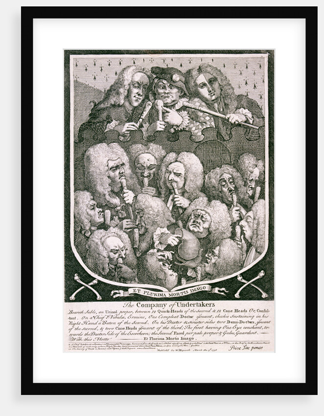 The Company of Undertakers by William Hogarth